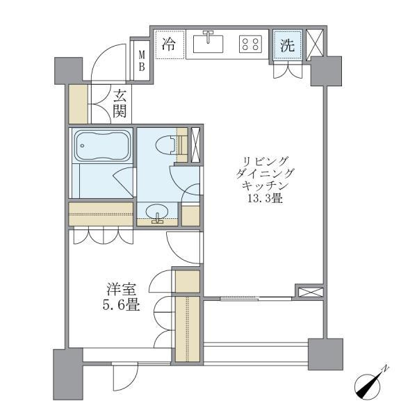 Ｂｒｉｌｌｉａ　ｉｓｔ　代々木上原の間取り