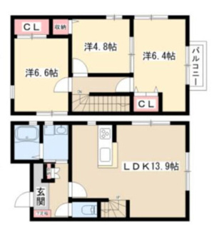 【間取り】 | 炭家　長良町1丁目