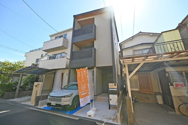 摂津市別府2丁目新築一戸建て│3SLDK+駐車1台可の外観|現地、お気軽にご見学できます。