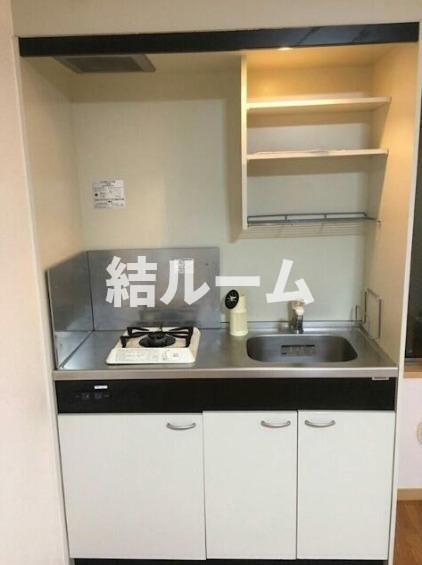練馬区練馬１丁目のアパートのキッチン