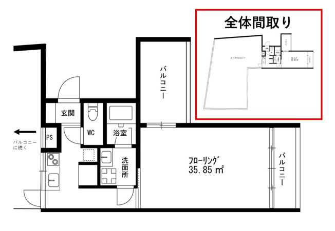 【間取り】 | シグマ柿の木坂