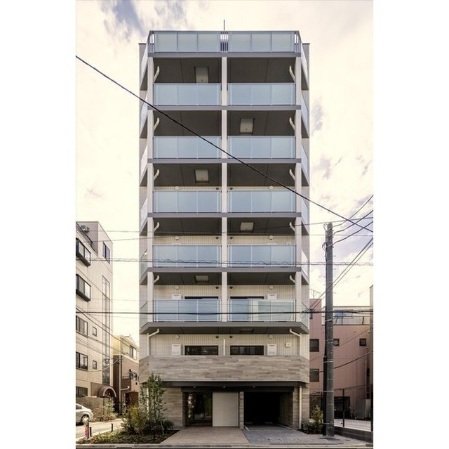 クオリタス住吉の外観|おしゃれな外観です