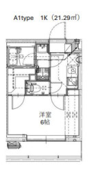 Alivis船橋夏見の間取り