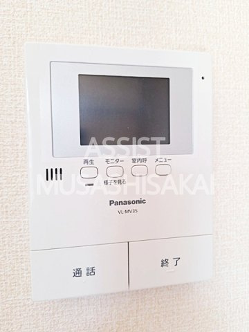 クレールヴェルデのセキュリティ|写真：設備同仕様の別物件です