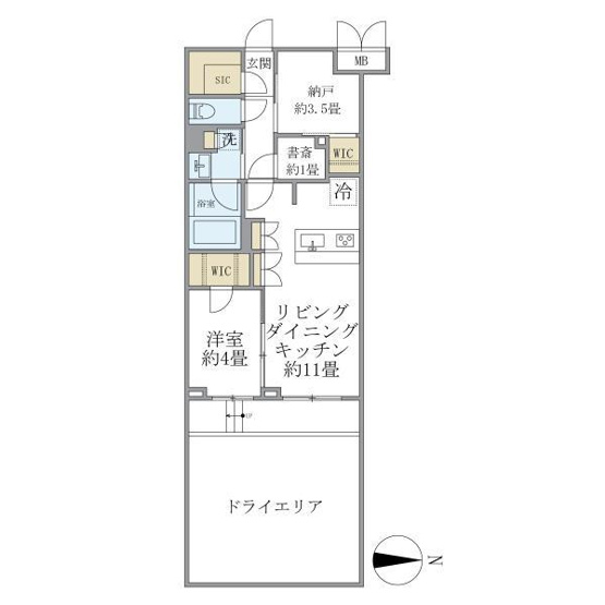 【間取り】 | Ｌａ　Ｐｅｒｌａ　ＪｉｙｕｇａｏｋａＩＩ