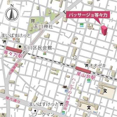 【地図】 | パッサージョ等々力