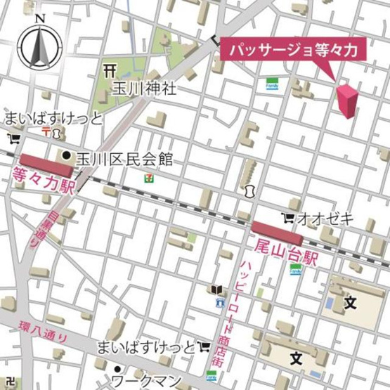 【地図】 | パッサージョ等々力