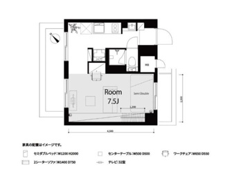 【間取り】 | 中銀ベル築地マンシオン