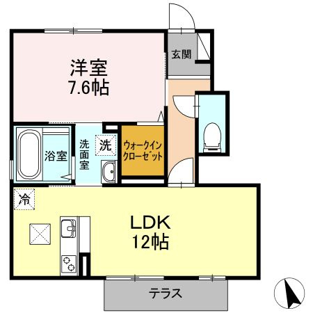 【間取り】 | ジュエール2（ジュエールⅡ）