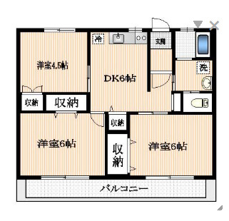 エクセル調布の間取り