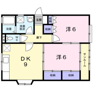 【間取り】 | セーラ・クルーＡ