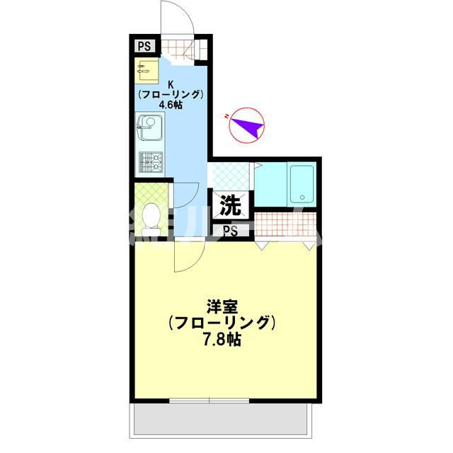 練馬区北町８丁目のアパートの間取り