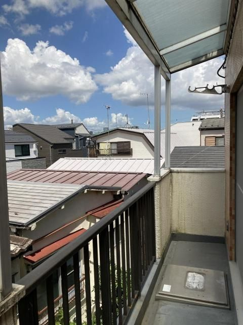 中板橋ローヤルコーポのバルコニー