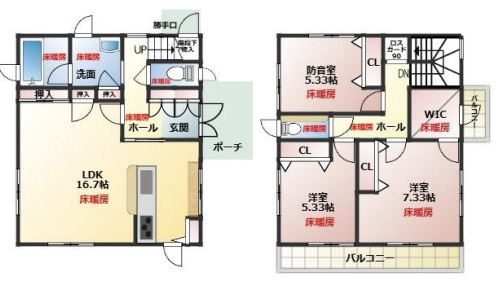 【間取り】 | 久喜市間鎌　中古戸建
