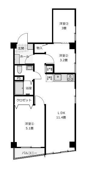 ニッコンビルの間取り