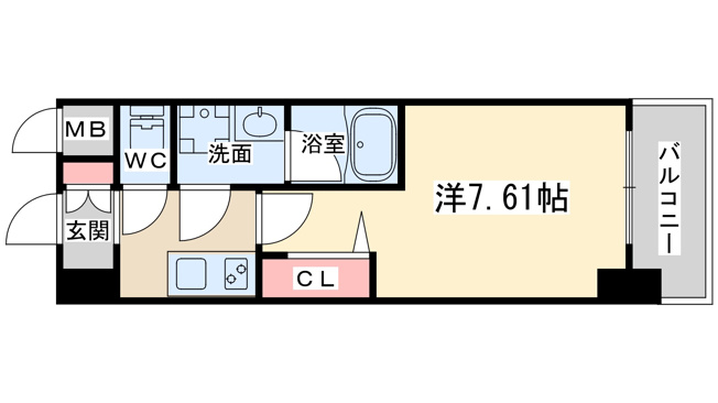【間取り】 | ブランシエスタ天満