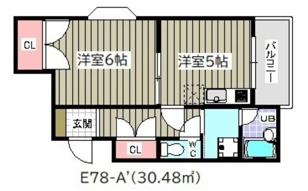 バーデンハイムマサキの間取り