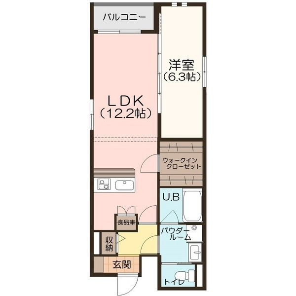 ディオール　ナゴヤの間取り