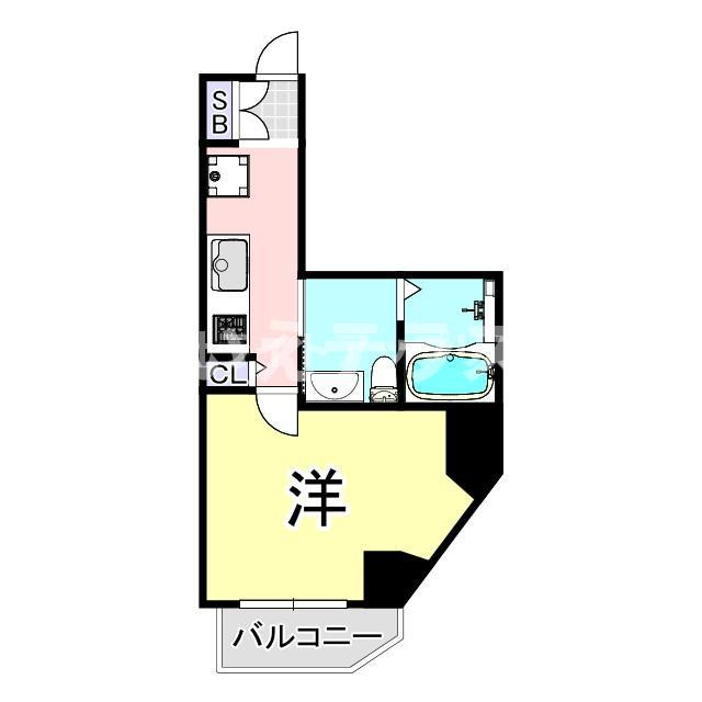 U-RO湊川公園前の間取り