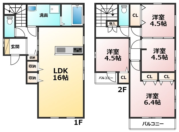【間取り】 | 東区社領2丁目戸建