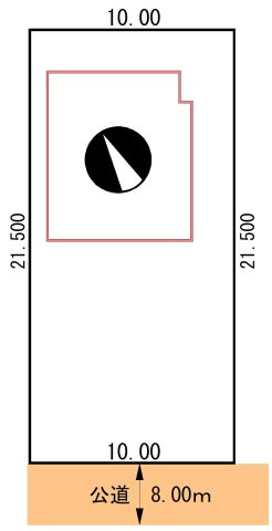 【土地図】 | 芦野5丁目191-3234売地