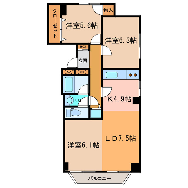 ホワイトパレスの間取り