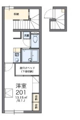 レオパレスマ　メゾン の間取り