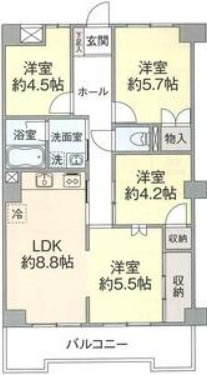 スターハイツ北野の間取り
