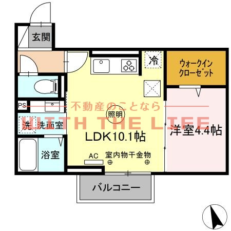 D-roomNext小郡【キャッシュバック対象物件】の間取り