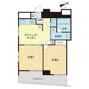【間取り】 | ミリオンステージ吉祥寺