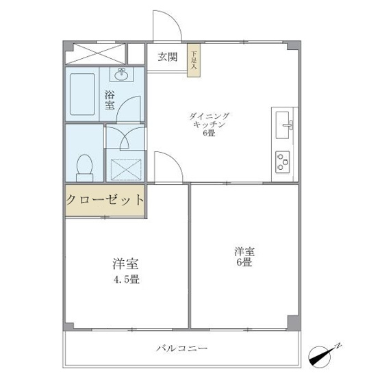 【間取り】 | アルファ武蔵野２・３