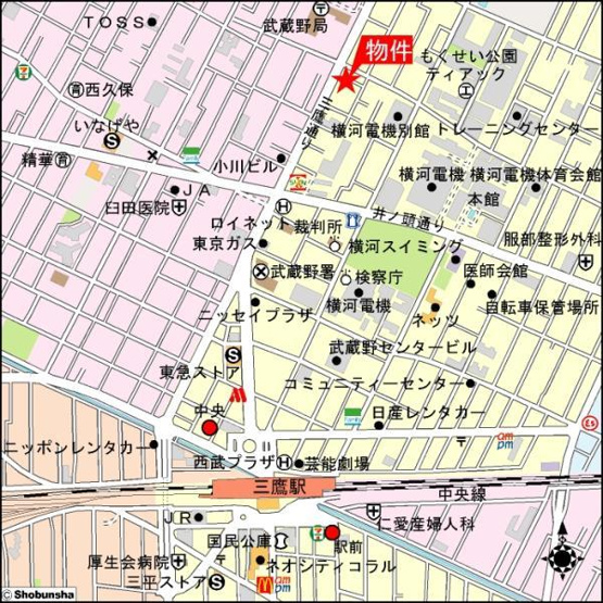 【地図】 | アルファ武蔵野２・３