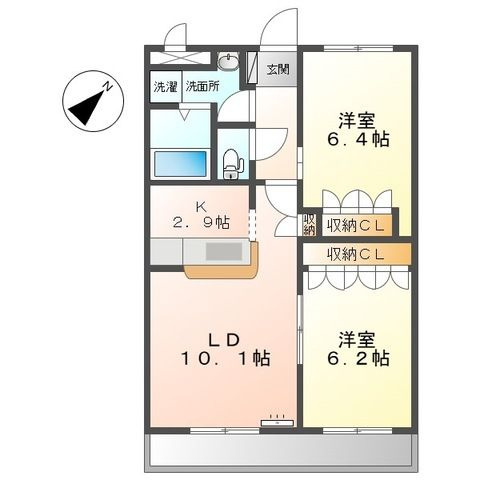 オアシスⅠの間取り