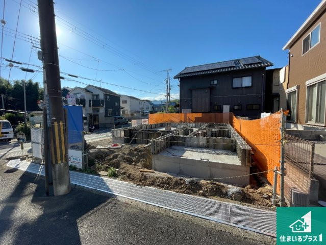 大津市衣川　第2期　新築一戸建ての外観|現在の進捗状況です！順調に作業進行中、完成が待ち遠しいです！詳細の間取り等、お気軽にお問い合わせください！
