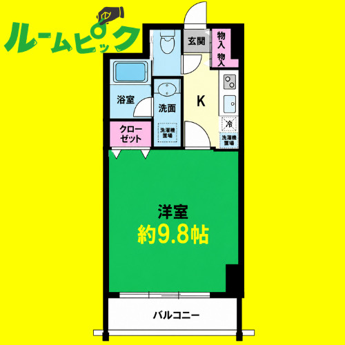 S-FORT桜山　名古屋市賃貸　仲介手数料無料の間取り