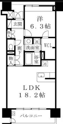 【間取り】 | ロイヤルパークスなんば