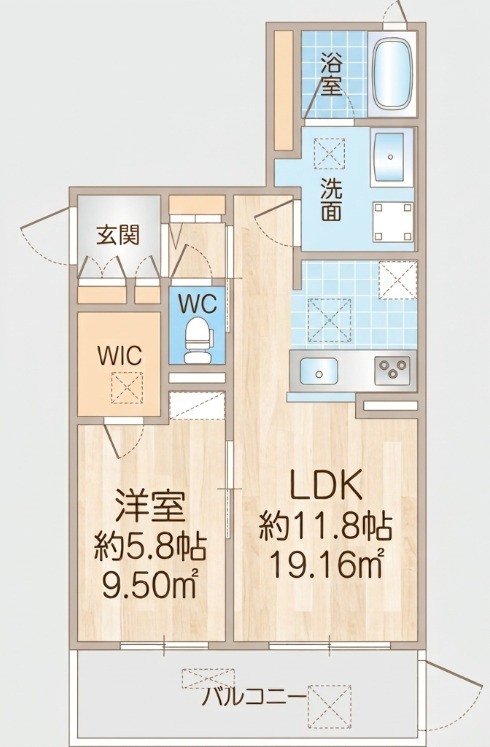 ローズメゾンYの間取り