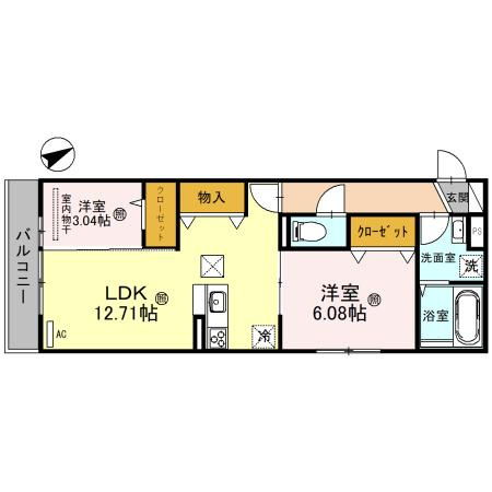 デーヴァ林崎の間取り