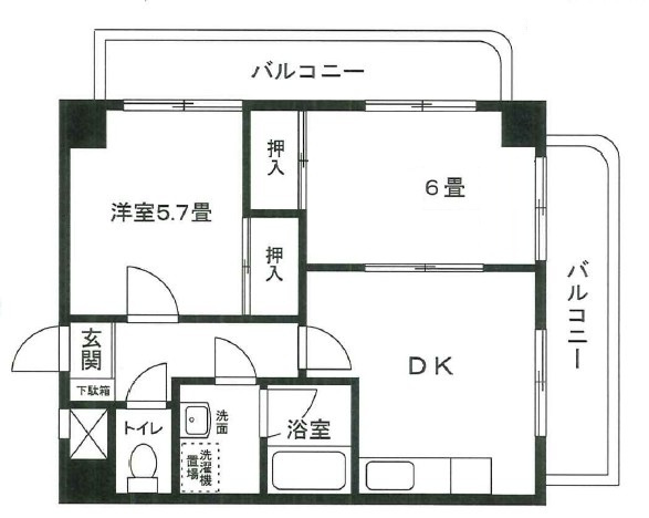 メゾンドール深川の間取り|間取りです。