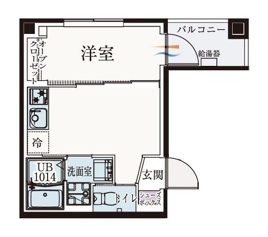 b’CASA池袋WESTの間取り|間取りです。