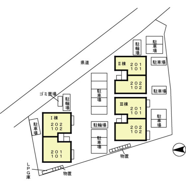 リビングタウン西大宮Ⅲ　のその他|配置図です。