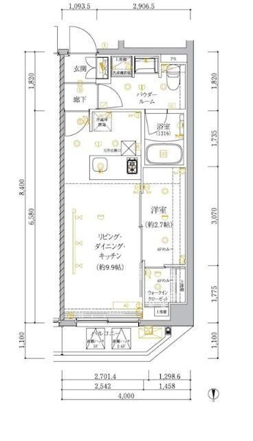 アルテシモヴェレの間取り