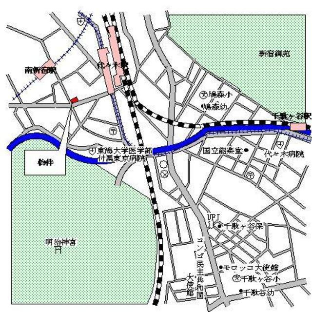 ＭＦＰＲ代々木タワーの地図