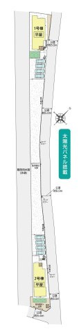 久喜市西大輪（全2棟）1号棟　区画図