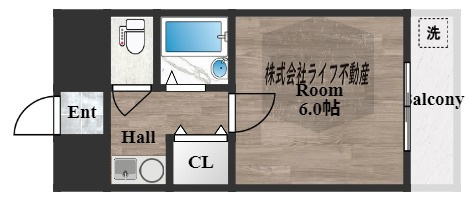 イマザキマンションエヌワンの間取り