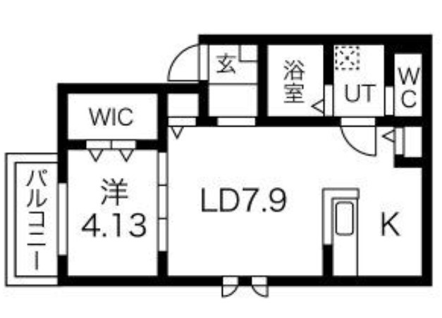 Delica黒川の間取り