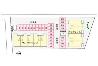 【駐車場】 | サングレイス　知立市新林町