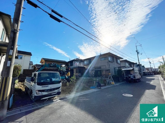 宇治市伊勢田町砂田　第3期　新築一戸建ての外観|現在建築中！落ち着いた街並みで新生活を始めることが出来そう！周辺の物件も併せてご紹介させて頂きます！