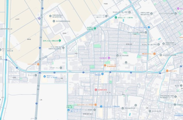宇治市伊勢田町砂田　第3期　新築一戸建ての地図