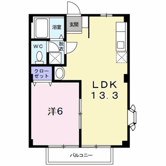 【間取り】 | シャルマン北島　Ａ